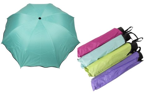 7&7 Parasol składany kolorowy z czarnym spodem 8 drutów wys.90cm SN55353 7&7 Parasol składany kolorowy z czarnym spodem 8 drutów wys.90cm SN55353