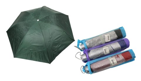 7&7 Parasol składany kolorowy ze srebrnym spodem 8 drutów wys.90cm SN55354 7&7 Parasol składany kolorowy ze srebrnym spodem 8 drutów wys.90cm SN55354