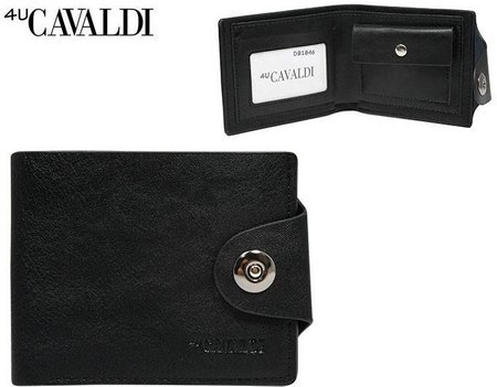 Cedar - portfele , galanteria Portfel eko CAVALDI DB1846-A1 BLACK