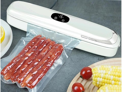 VERK GROUP Zgrzewarka próżniowa do pakowarka do folii żywności jedzenia + worki 5szt. 27206
