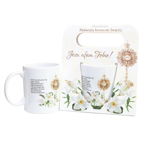 DIL Kubek ceramiczny w ozdobnym opakowaniu "Choć się ukryłeś w tej Hostii..." DIL Kubek ceramiczny w ozdobnym opakowaniu "Choć się ukryłeś w tej Hostii..."