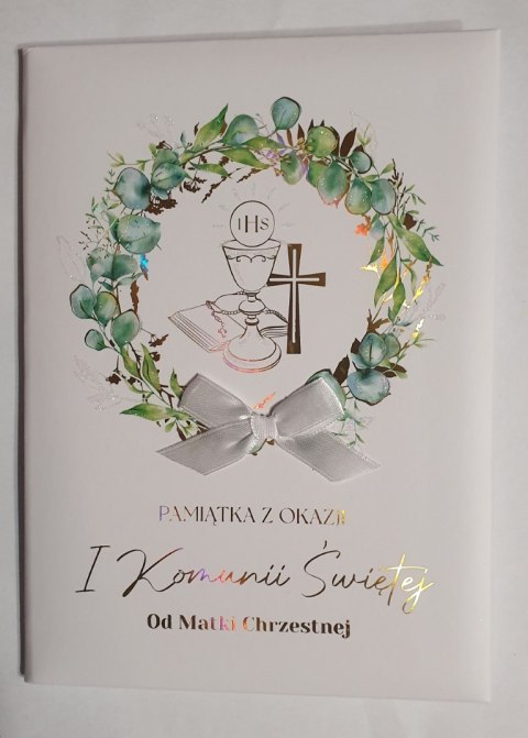 TANGRAM-PLUS Album A5 Pamiątka Komunii Św od Matki Chrzestnej NR014