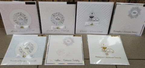 TANGRAM-PLUS Karnet kwadrat PAMIĄTKA I KOMUNII ŚWIĘTEJ
