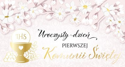 PASSION CARS KUKARTKA Karnet Komunia Święta PM-359