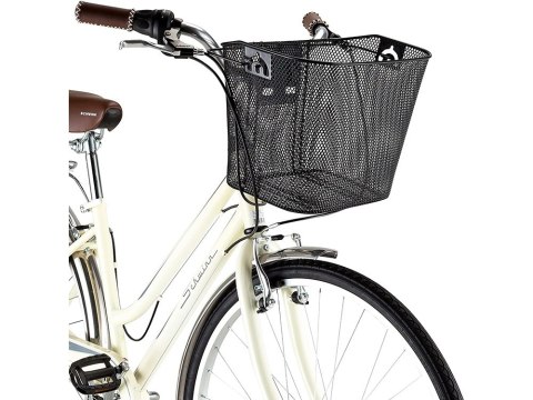 VERK GROUP Duży kosz rowerowy metalowy koszyk do roweru click